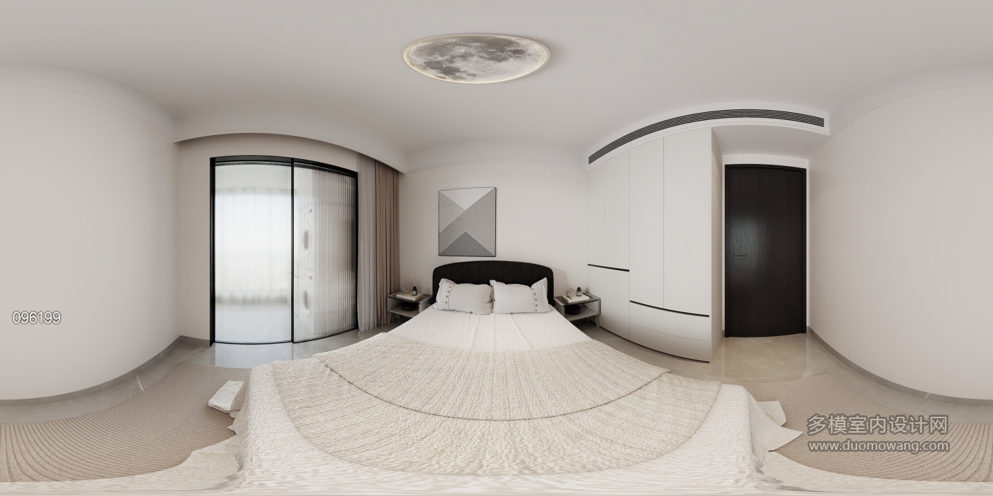 现代卧室 (4)