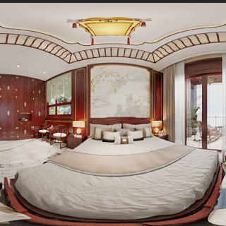 中式卧室360