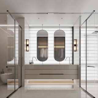 意式卫生间特写1