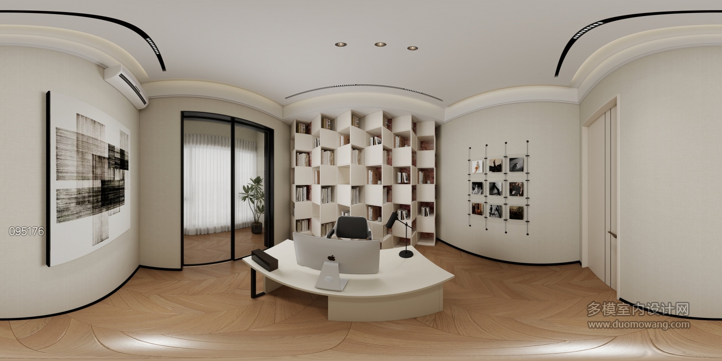 现代-三楼书房