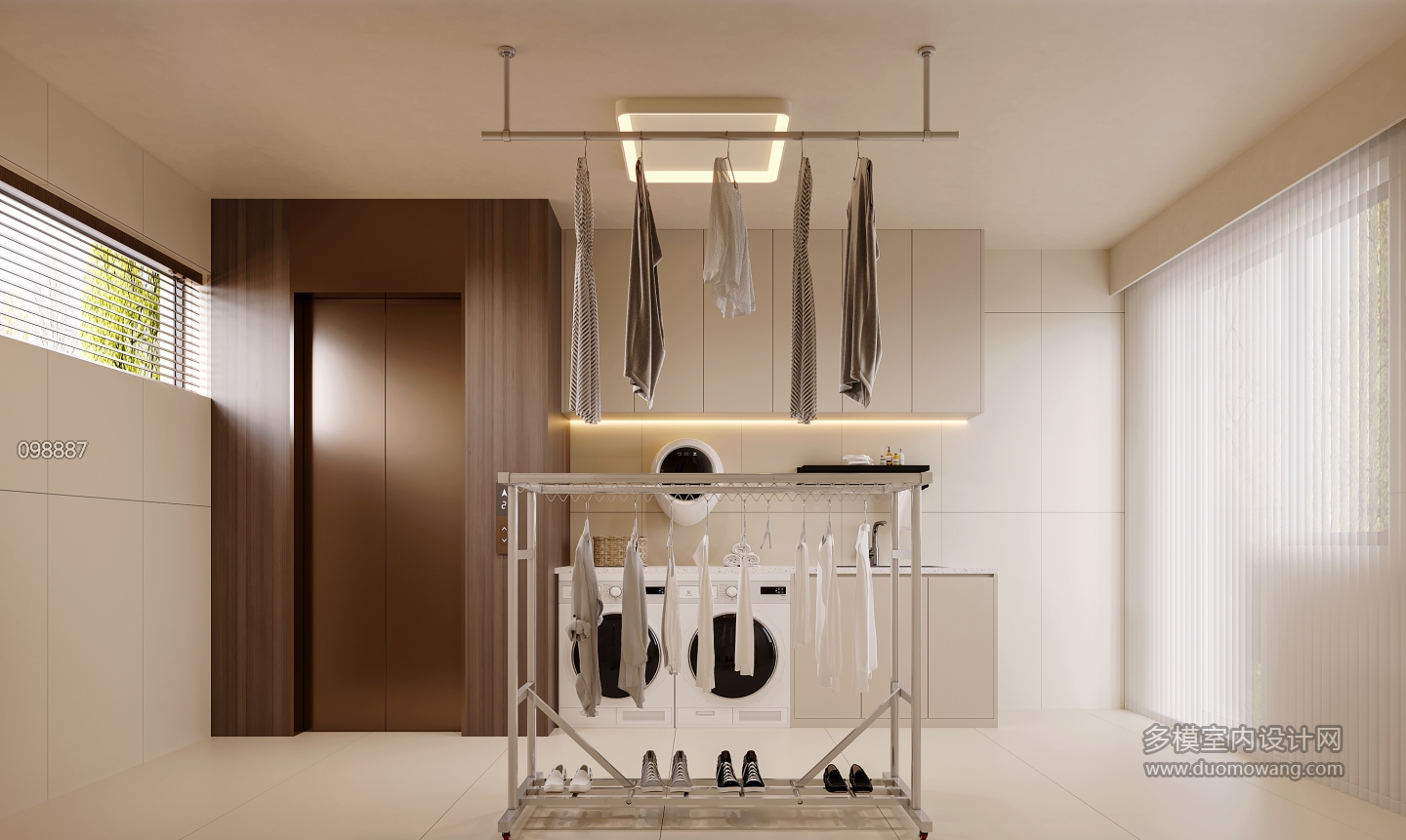 现代洗衣间