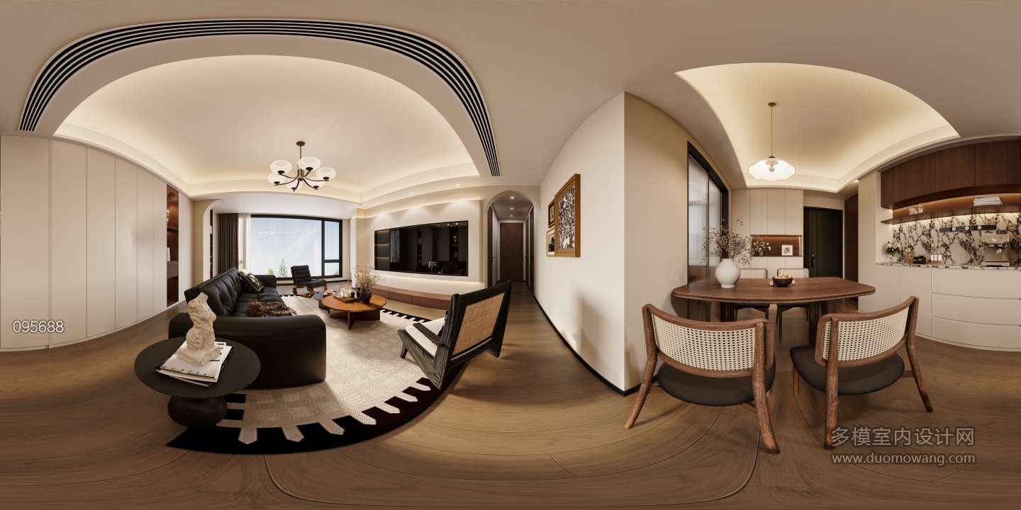 现代客餐厅-全景