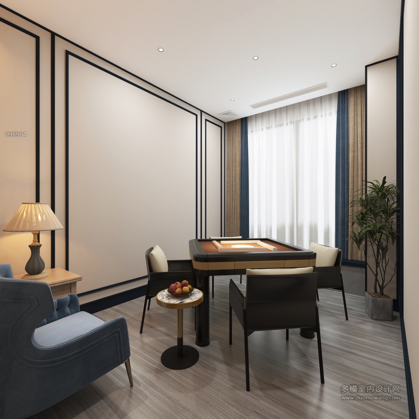 美式复古大麻将房 (3)