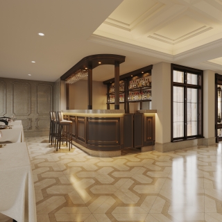 欧式一层餐厅一