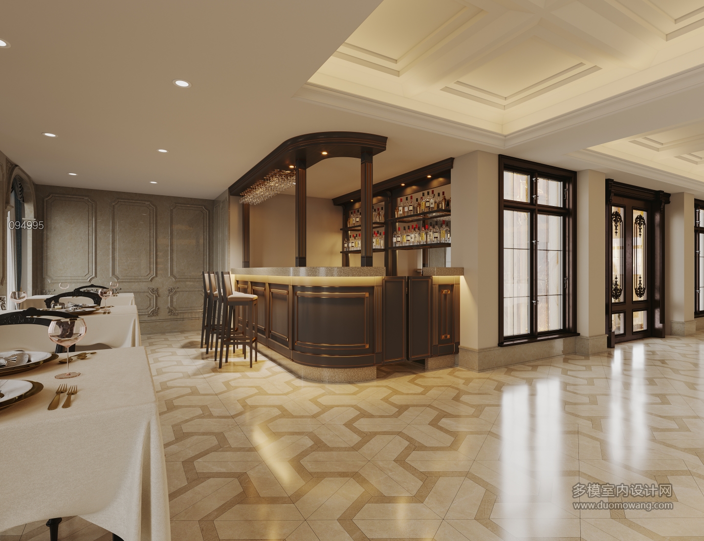 欧式一层餐厅一