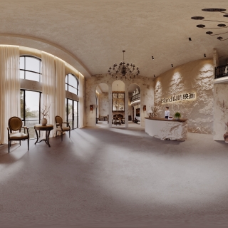 现代婚纱店全景