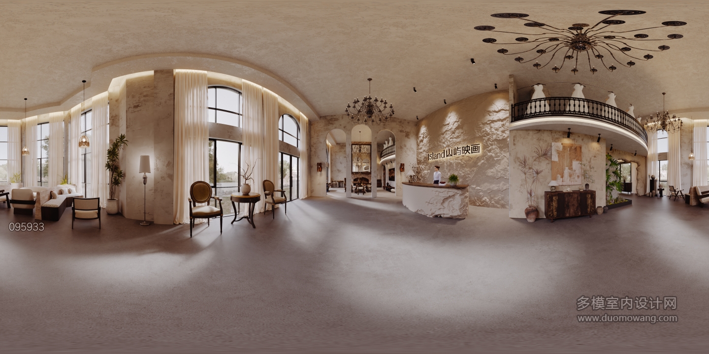 现代婚纱店全景