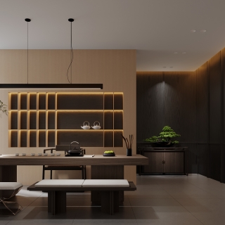 现代会所餐包儿