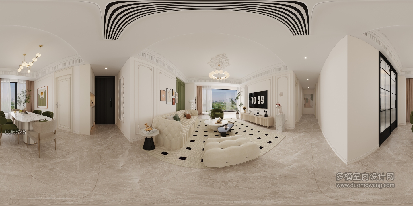 法式客餐厅全景