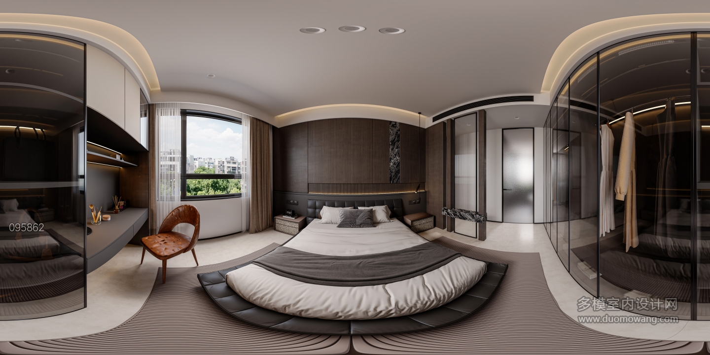 意式_主卧全景