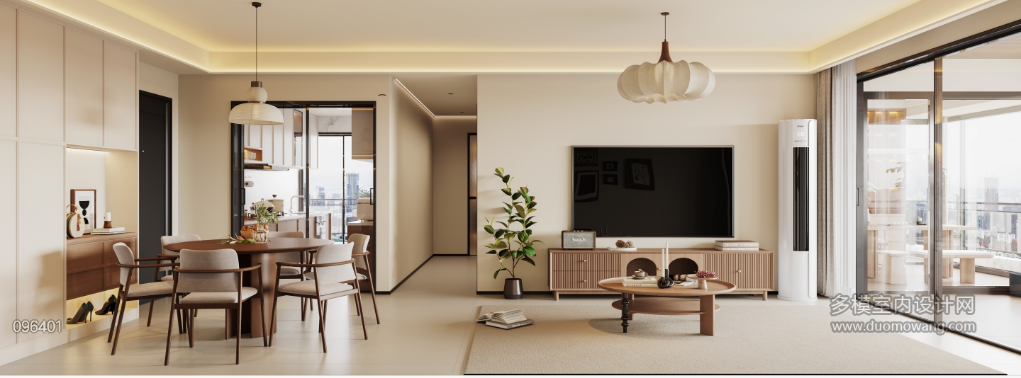 2现代中古风电视面