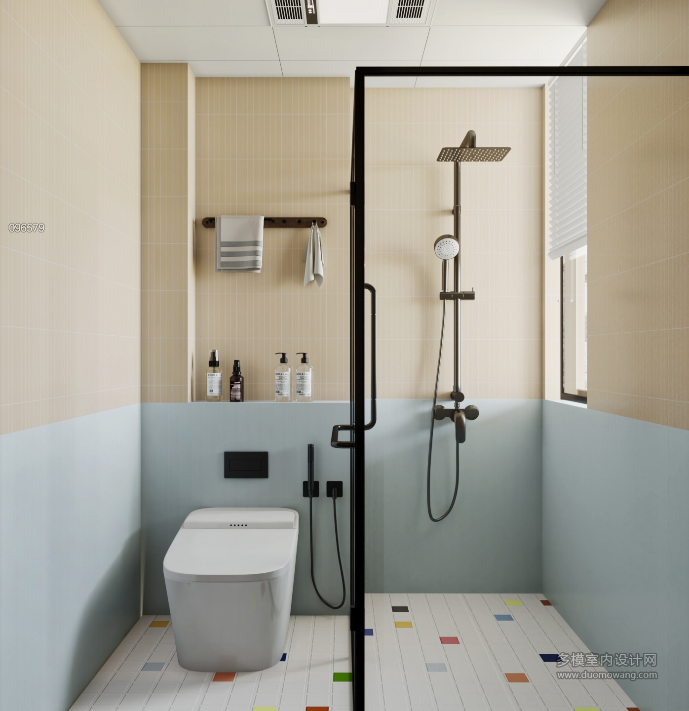 现代卫生间单