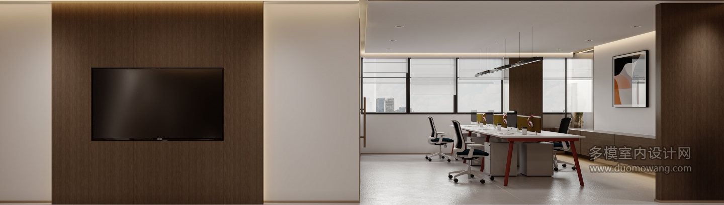 现代办公室_办公区特写