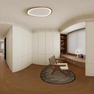 法式中古-主卧衣帽间