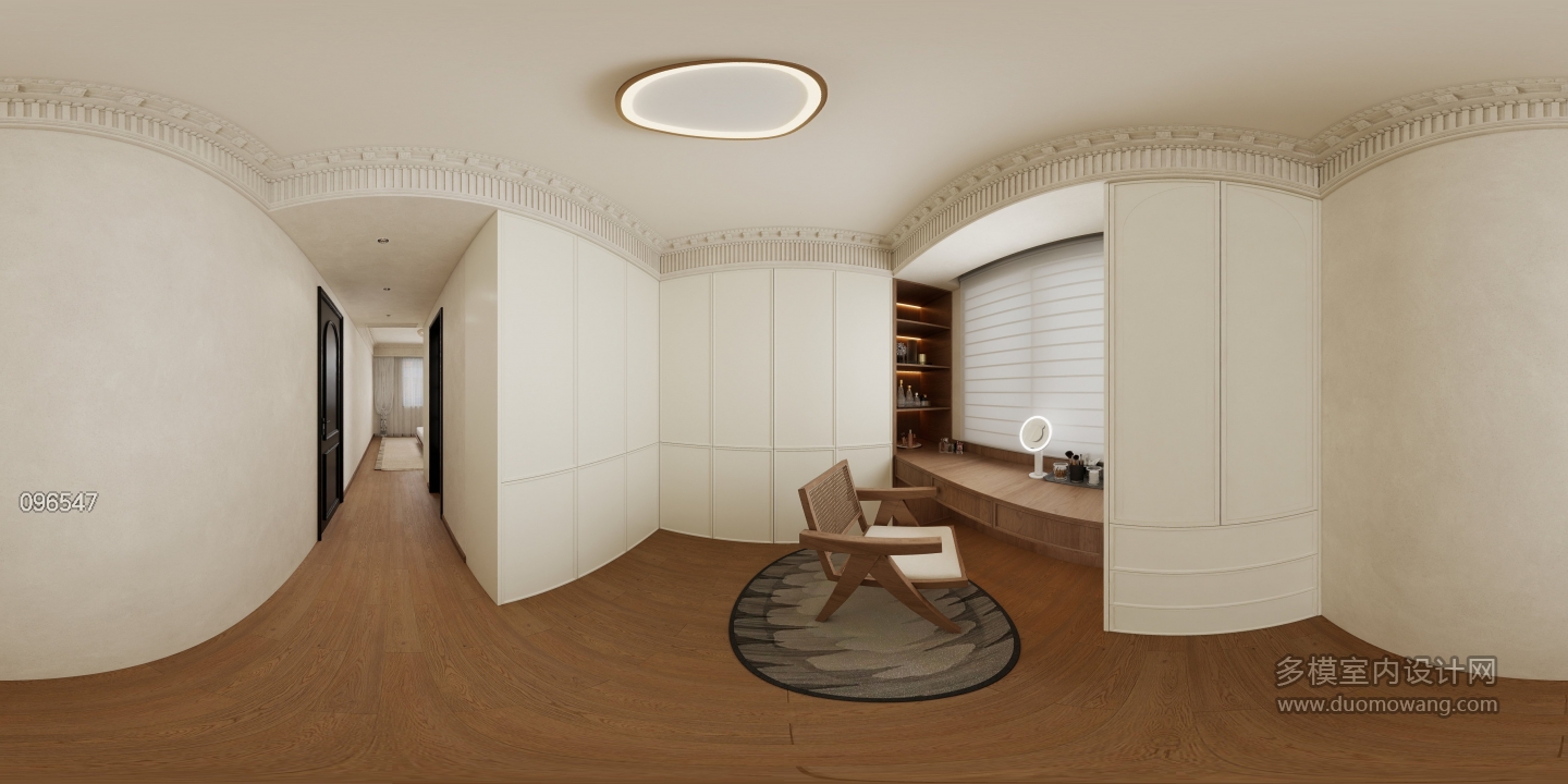 法式中古-主卧衣帽间