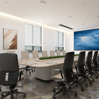 现代办公室会议室