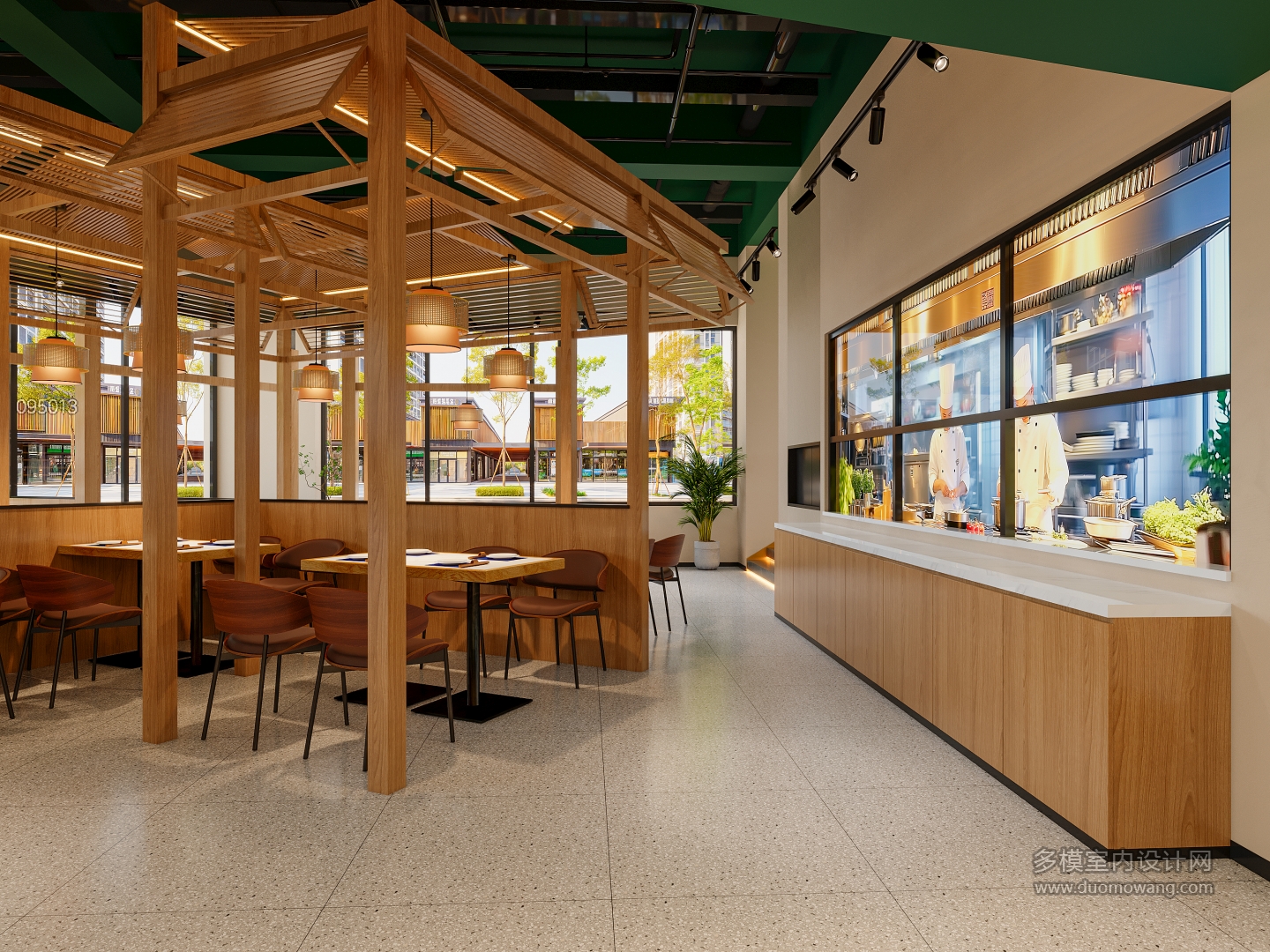 现代东北菜大厅4