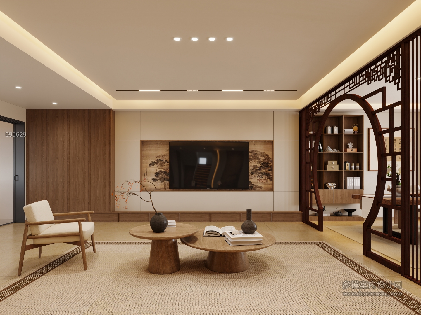 新中式电视背景