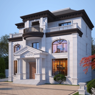 911晋江白别墅透视