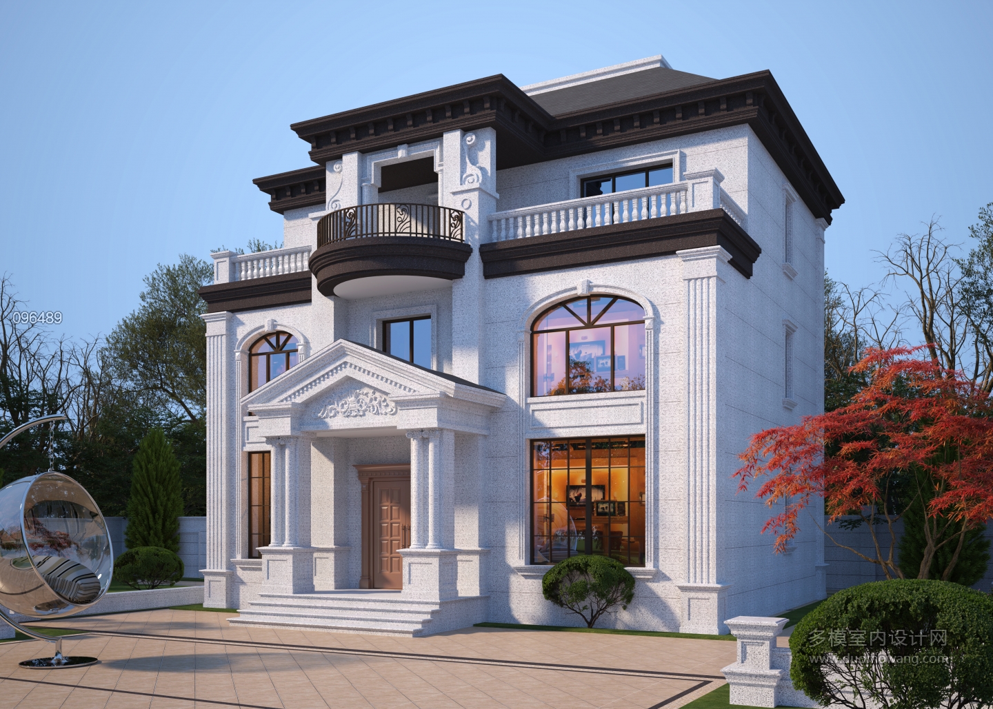 911晋江白别墅透视