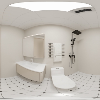 现代奶油卫生间