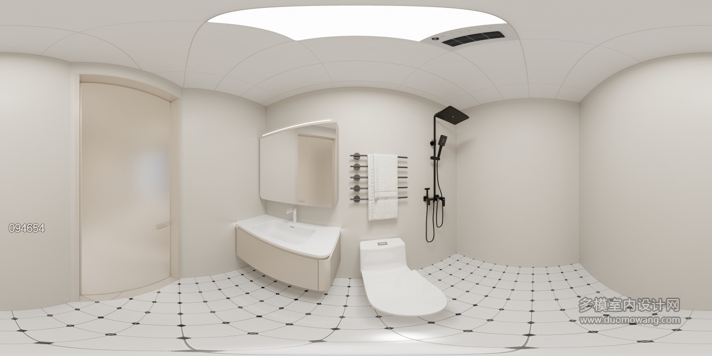 现代奶油卫生间