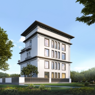 莆田自建房后透视