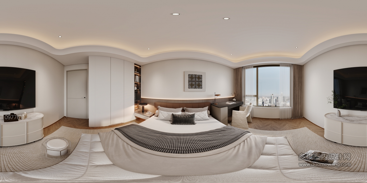 现代轻奢一层卧室