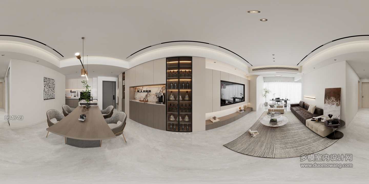 现代简约-客餐厅