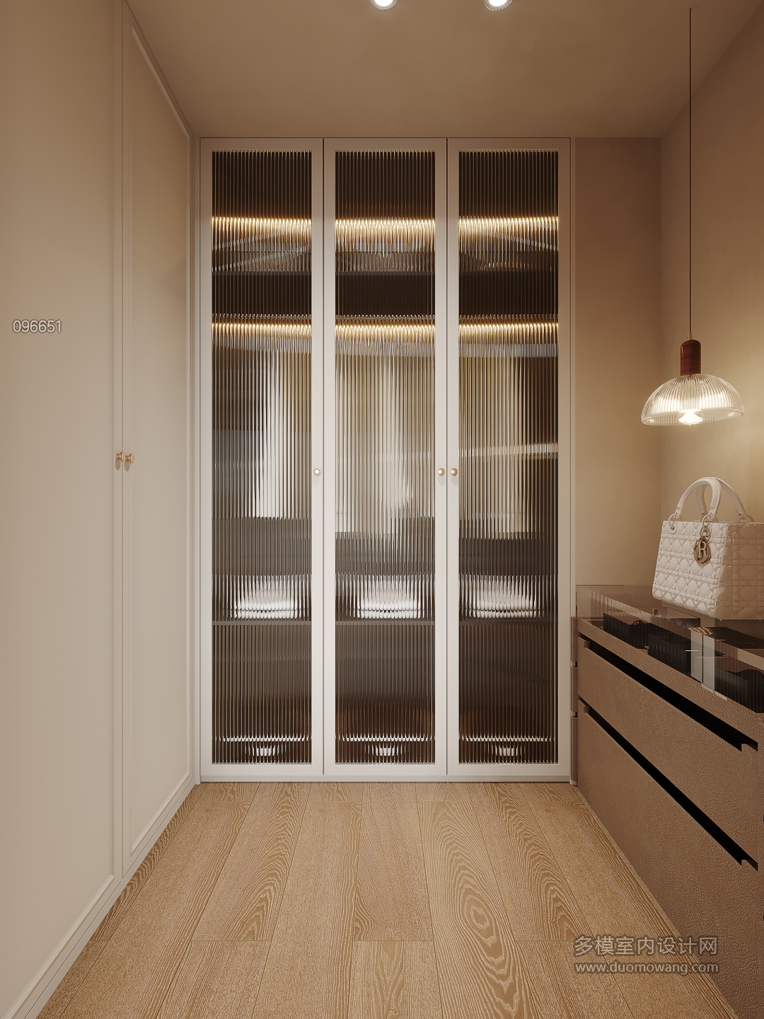 法式主卧衣帽间