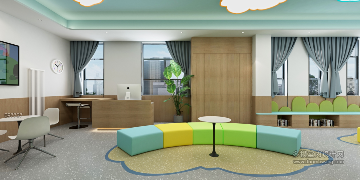 现代 社区家庭书屋03