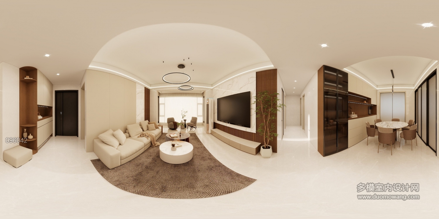 现代简约客餐厅