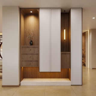 新中式玄关单张