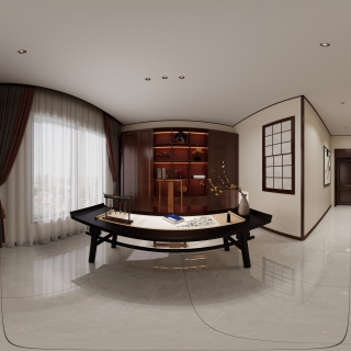 中式-二楼书房