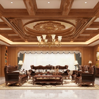 美式客厅静态