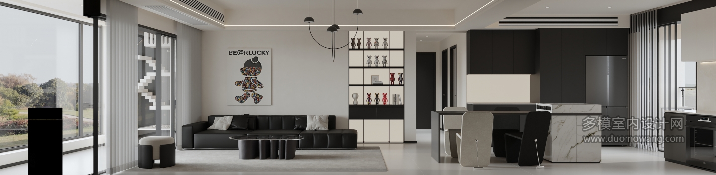 现代 客餐厅 单张2