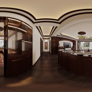 新藏式-过道全景