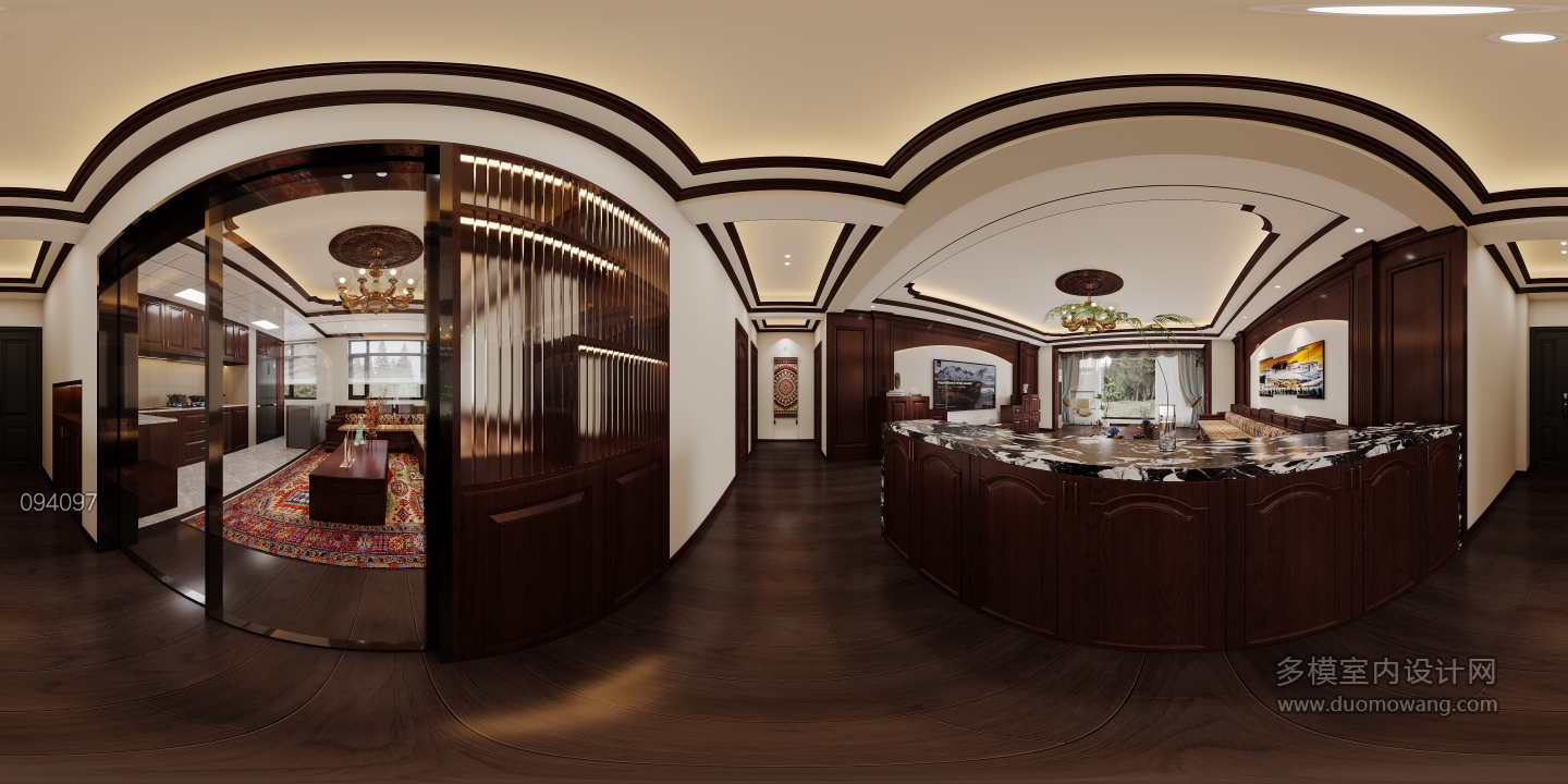 新藏式-过道全景