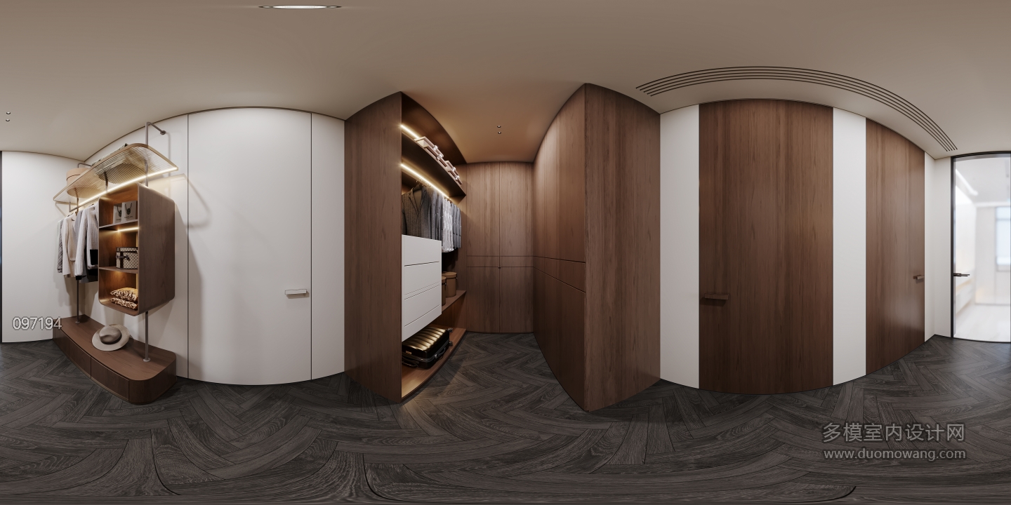现代轻奢衣帽间