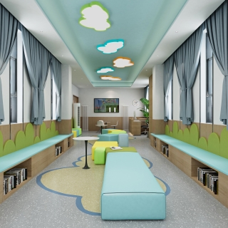 现代 社区家庭书屋02