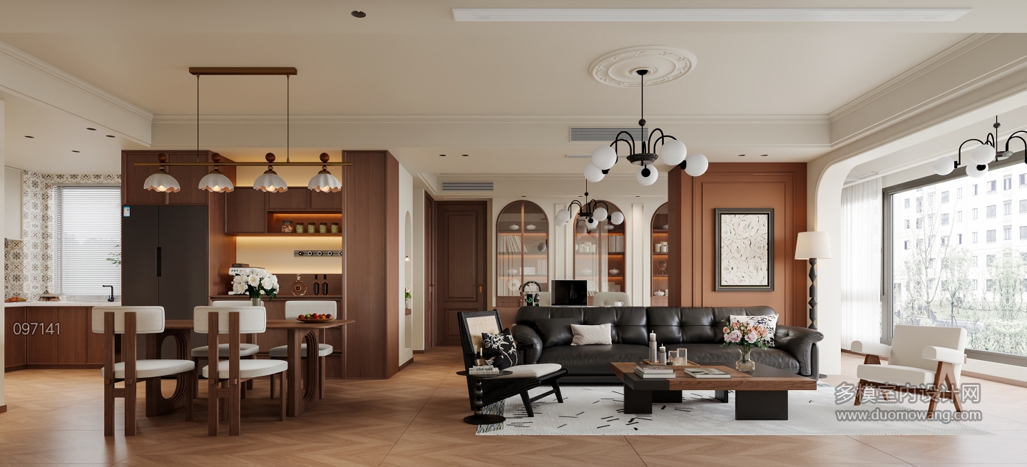 法式中古风客餐厅1