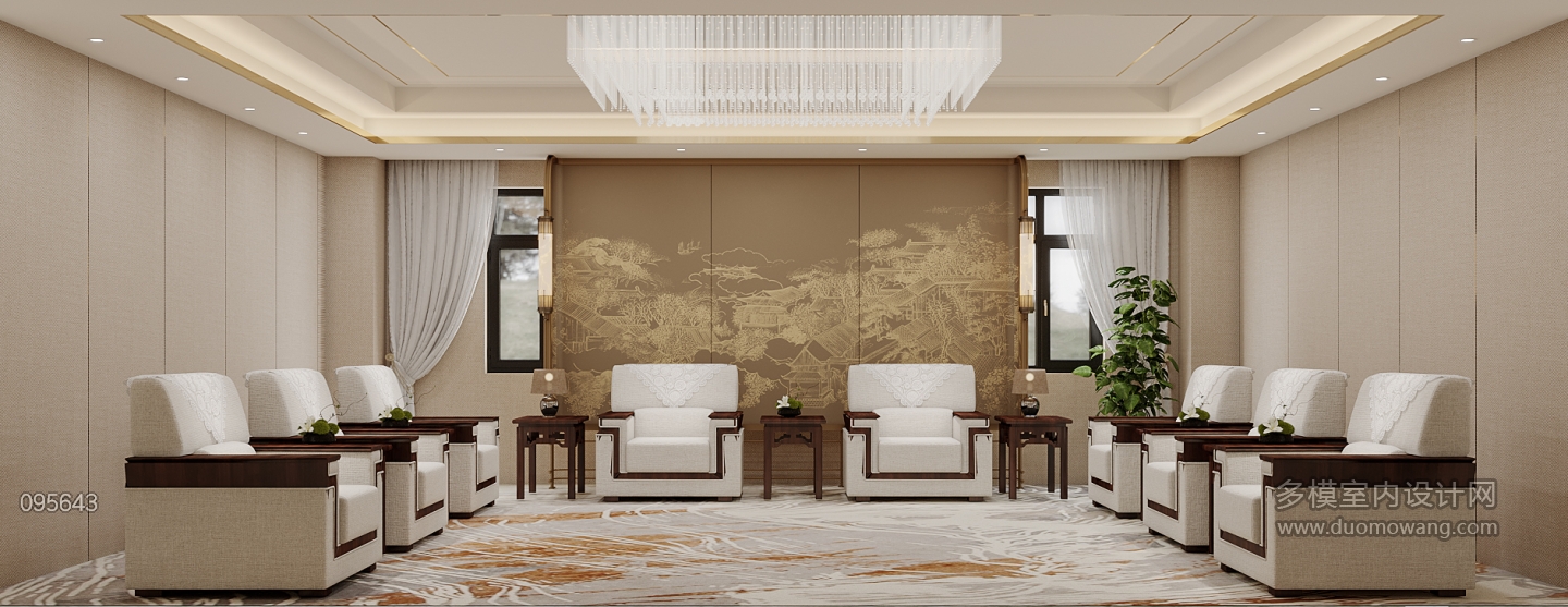 现代-接待室特写