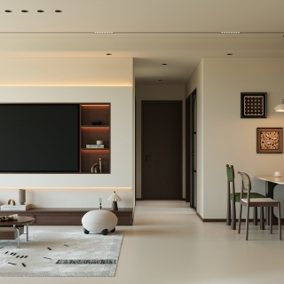 中古电视背景墙