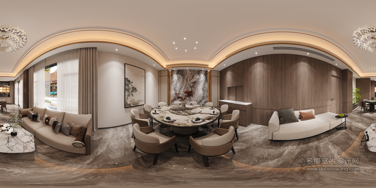 小包厢就餐区全景