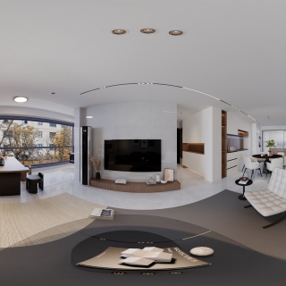 现代简约客餐厅