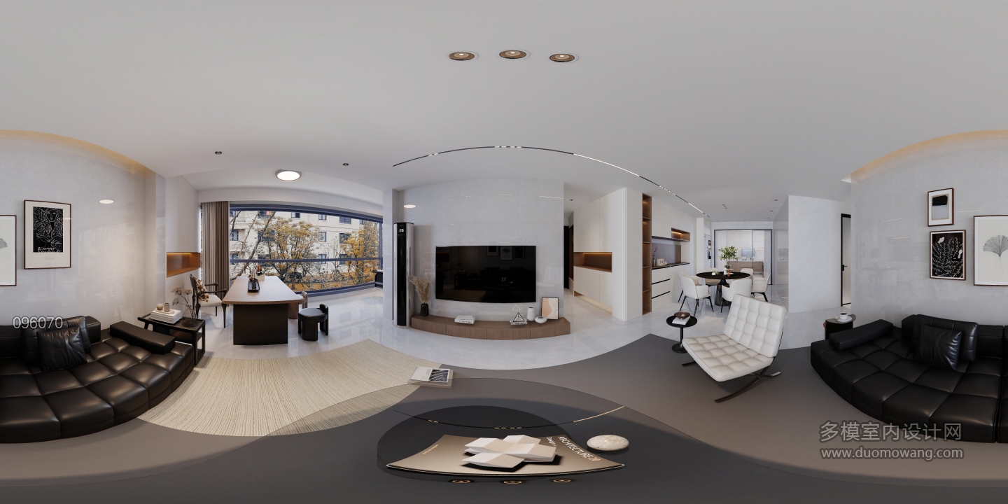 现代简约客餐厅