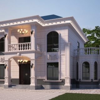 安溪红别墅透视