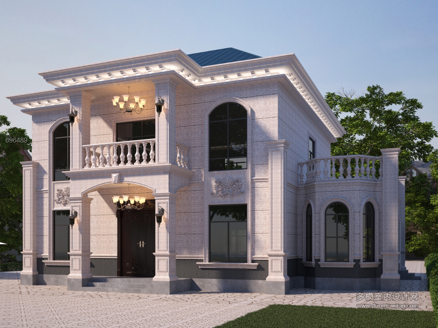 安溪红别墅透视