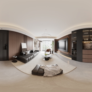 1现代意式客餐厅全景