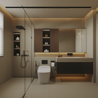 现代公共卫生间